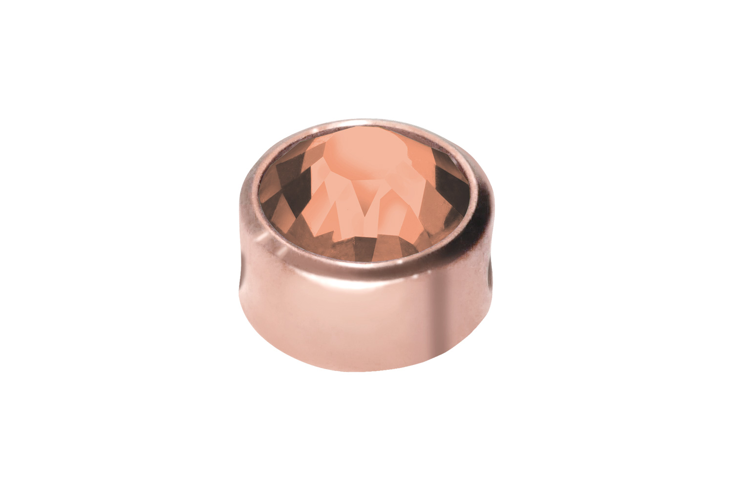 Chirurgenstahl Klemmdisc KRISTALL von Piercingline